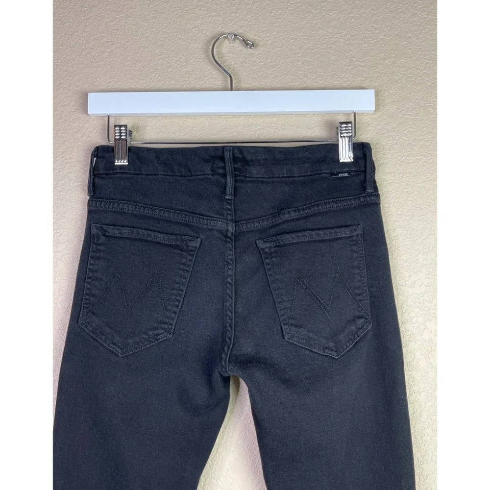 Mother Jeans High Waisted Looker in Model Spy Wash Black - Picture 9 of 10